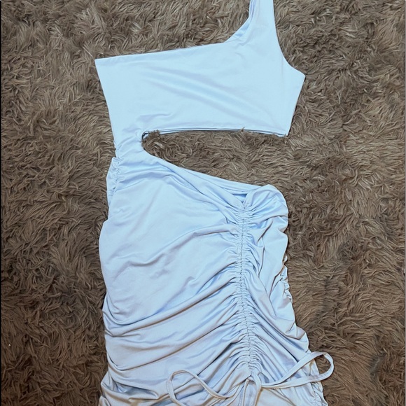 SHEIN Dresses & Skirts - Baby blue cut-out mini dress 👗